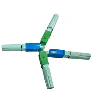 3.0/4.0/5.0mm SC/APC Fiber Optic Connectors with Fast Mechanical Assembly for Cable NAP Box Equipment