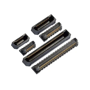 Board to Board Connector 0.8mm H7.0 High Speed Male and Female Right Angle Connector,40P 80P 12P Mezzanine Connectors Customized