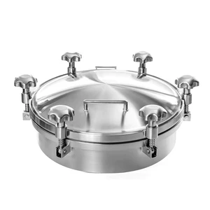 Stainless Steel Sanitary High Pressure Manhole Cover for Brewing Tank for Food Processing Machinery Parts