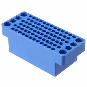 201310-3 CONN 75POS BLUE PNL MNT Backplane Connector Housings