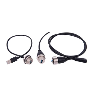 Shielded Waterproof USB Connector for EMI Protection