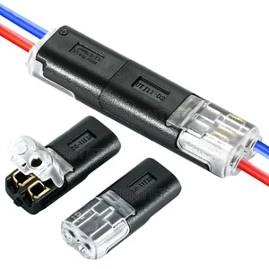 Hentet New UTJ11-D2 Terminal Dual-wire Interconnection 300V 10A Power Wire 2P Connector