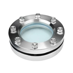 Industrial Stainless Steel Full View Glass Manhole Tank Manway with Transparent Viewing Window SS 304 316