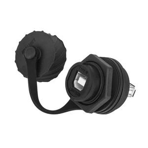 Lshitech Circular IP67 Waterproof Type-B Aviation Connector Straight Through Female Chassis Connector