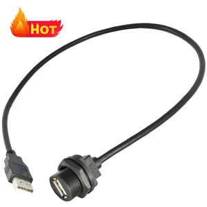 usb connector 3.0 hub high speed type c usb a male assembled mini usb to panel mount connector waterproof type-c connector