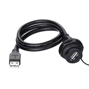 Cnlinko High Speed Outdoor Ip67 4Pin 2.0 Connector Female Usb 2.0 a Usb Type Cable Socket Waterproof