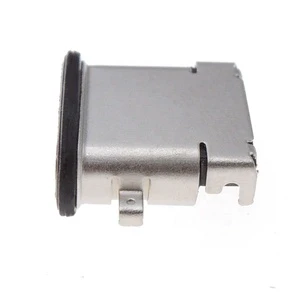 waterproof USB connector 24 pin SMD DIP female USB Type C Connector with mounting holes