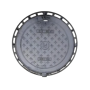 Municipal Road Ductile Iron Manhole Cover Anti-Settlement Load-Bearing Fire Eco-Friendly Corrosion-Resistant ISO Certified EN124