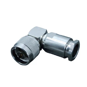 8D-FB Coaxial Cable 50 Ohm Antenna Wire Electrical Waterproof N Type Male Right Angle Clamp Plug RF Coaxial Connector