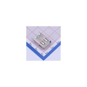 On Sale 916-352A101BY10200 Type-A USB 2.0 Standard Female Straight Mount 4P Contacts 1 Port USB Connector 916352A101BY10200