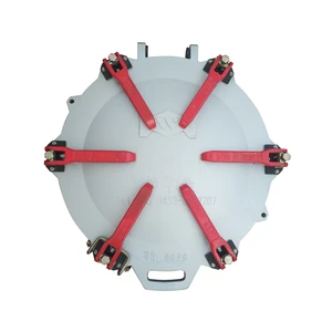 Wholesale Bohai Brand Fuel Tanker Truck Manhole Cover High Quality Truck Body Parts Aluminum Alloy Manhole Cover