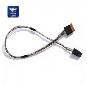 ICape High-Performance Drone Camera Cable Assembly-26-Pin FFC Coaxial Cable PVC Jacket Tinned Copper Conductor Customizable