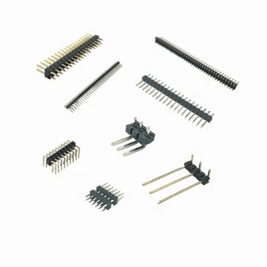 JiLN Pin Header Board Connector SMT Male Type Customised Materials Multi Row Electronic 12 Pin Connector Headers on PCBA