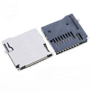 Original SH-TF-01A 2mm Gold Card Edge Connector Copper Alloy SMD MicroSD (TF) Card/ Memory MicroSD Card Slot