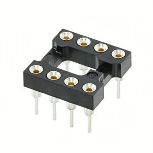 New Original Connectors 808-AG11D-ESL-LF 8 POS DIP Through Hole IC Sockets for ICs and Transistors