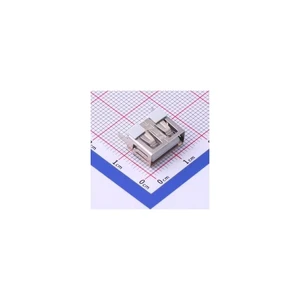 USB-246-BRW Type-A USB 2.0 Standard Female Straight Mount 4P Contacts 1 Port Current Rating 1.5A USB Connector USB246BRW