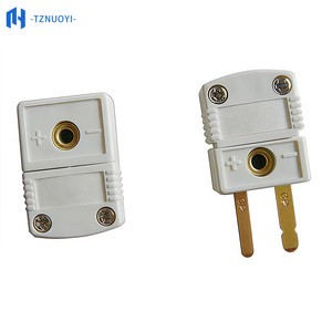 U Type Flat Pin SMPW-U-MF Male/Female Miniature Thermocouple Connector Plug & Socket (C/J/T/K/S/R/E Types) OEM/ODM IP65 Nylon PA
