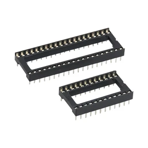 Hot sales good price 2.54mm pitch StamPing IC Socket connector for Tin plating