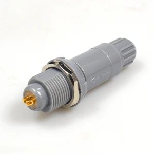 Push Pull Self Locking PC Housing Assembly 0P 1P 2P 3P-9P Type Male Female Sensor Connector IP50 10A Copper Alloy Contacts