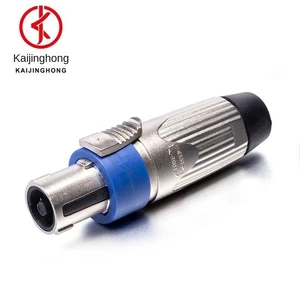 All-Metal Four-Core Audio & Video Connector Waterproof Stage Performance Speaker Plug Speakon