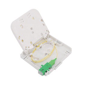 1 Core FO Optical Termination Outlets Fiber Optic Wall Socket With LC And SC Connectors 4G Network Used Ftth Terminal Box