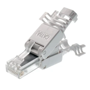 RJ45 Toolless Unshielded Connector Modular Plug 8P8C Male Modular Plug Pass Test Rj45 Connector Modular Plug