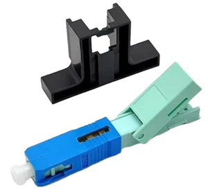 Hongsheng Green and Blue LC FC SC APC UPC Fiber Optic Fast Connector Engineering Plastics FTTH FTTB FTTX Made in China