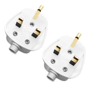 DIY Rewire 3Pin UK Plug 13Amp 250V Male Socket Electrical Wire Connect AC Power Adapter Detachable Power Wiring Plug