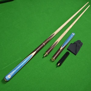 High Grade Ash Wood Billiard Cue 3/4 Joint 9.5mm Tip with Copper Connector for New Starters