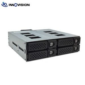 4-Bay 2.5 Inch SAS Hot-Swap Drive Tray, Optical Bay Removable Hard Disk Caddy