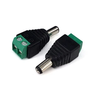 Hot Sale New Black DC Male Connector for Audio and Video Transmission High Demand Connectors