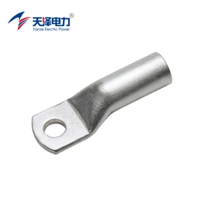 DIN 46235 Standard Copper Tube Terminal Tin Plated Automotive Cable Connector Up To 35KV Customizable Electrical Crimp Lugs