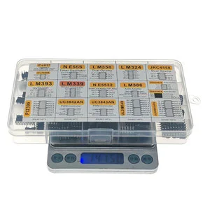 Brand new IC chip classification 150 integrated circuits and integrated circuit socket box kits XL IC Chip Assortment 150pcs