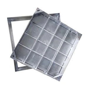 High Quality Square Stainless Steel Recessed Manhole Cover Garden Manhole Cover and Frame