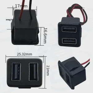 Double-layer USB Connector for Multiple Applications
