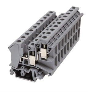 Din Rail Mounted Terminal Block Electrical Screw Terminal Block Wire Connector Supplier