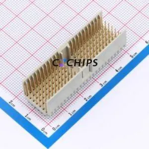 188834-1 Board-to-Board & Backplane Connector Through hole Component (THT),P=2mm Connector 154P 2mm Through Hole 7