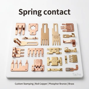 Customization Precision Stamping Battery Spring Terminal Contacts