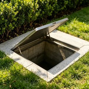 Custom Stainless Steel Access Hatch - Heavy Duty Underground Manhole Cover, OEM/ODM Service for Industrial & Municipal Projects
