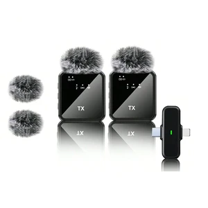 F15 Type C Connector Wireless Omni-directional Lavalier Microphone Noise Reduction Mobile Phone Live Broadcast Short Video Vlog
