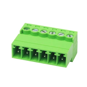 3.81mm Pitch Solderless Butt Plug in Terminal Block Connector 15EDGKR-3.81