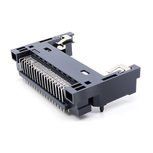 OEM Manufacture 68Pin PCMCIA Card Right Angle Through Hole PCB Connector Memory PC Card Socket Connector Card Buss 68Pin Socket