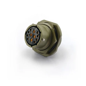Factory Sale KILOTEC MIL SPEC MIL-DTL-26482 Series MS3114E14-12S 12pin Female Jam Nut Box Mount IP67 Rated Copper Gold Connector