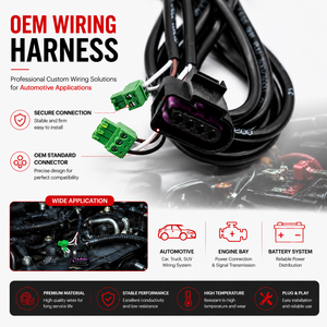 Customizable High Performance 4 Pin Automotive Connector Terminal Block Wire Harness Cable Assembly for Electrical System