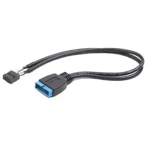 cable conector - conector interno 9 pines usb 2.0 a 19 pines usb 3.0, ideal para transferencias rpidas y conexiones seguras.