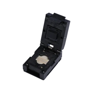 High - Density Standard IC Adapter Block 0.8 mm Pitch Clamshell Socket BGA 96 110 144 154 Aging Socket with Flip Over Design