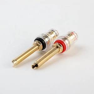 4mm Banana Plug Socket Connector Binding Post for Amplifier Speaker Terminal Socket Connector & Audio Video Cable Plugs & Adapte
