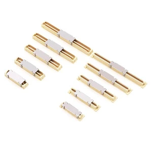 Single Slot 0.8 Pitch Board-to-board Connectors 40P to 140P Dual-row SMD 4.6 3.8 5mm Male Female Gold-plated Terminal Connector