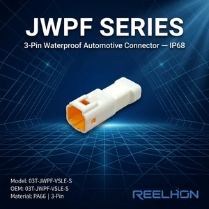 3 Pin JST JWPF Type Automotive Waterproof Cable Connector Male Or Female Butt Plug 03R-JWPF-VSLE-S 03T-JWPF-VSLE-S