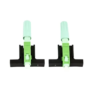 Optical Fiber Quick Connector Single Mode SC APC Fast Connector for Drop Cable